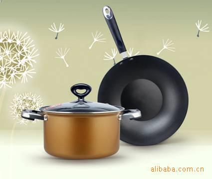 喜美多厨具炒锅32cm+汤锅22cm厂家/批发/供应商